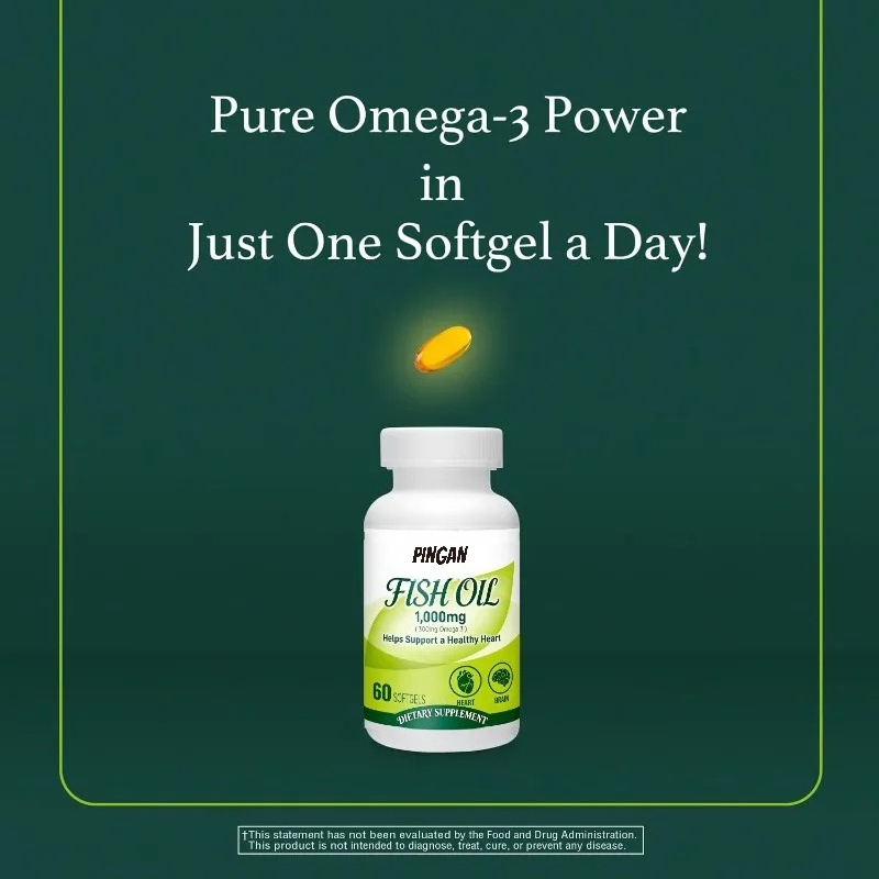 Omega 3 Fish Oil - Kapsułki miękkie z olejem rybnym 1000mg