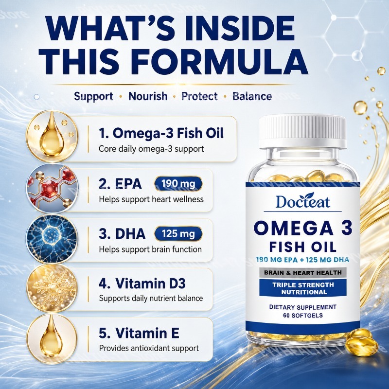 Docteat Omega 3 Fish Oil Softg – Omega 3 Fish Oil recenzja i cena